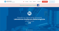 Desktop Screenshot of lab-bialystok.pl