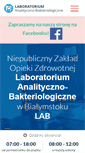 Mobile Screenshot of lab-bialystok.pl